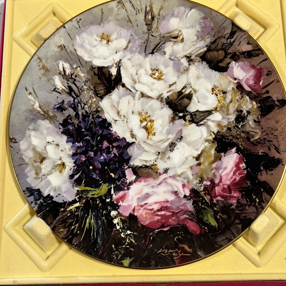 Royal Doulton 'From the Poet's Garden' by Hahn Vidal Collector Plate